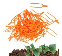 Yiohejy Lot de 200 fourchettes de plantation de fraises réutilisables, support de tige de 65 mm pour le jardinage, l'escalade et l'agriculture, fixation de sécurité, avec poignée fine
