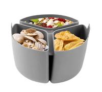 Yiohejy Séparateur de casserole lente | Doublure réutilisable antiadhésive, résistante à la chaleur, 3 compartiments, accessoires de cuisine pour stockage de soupe, studio, potluck