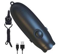 Yiohejy Sifflement électronique, sifflet pour les enseignants,Whistle de survie avec longe | Rechargeable, haut volume, réglable 3 sons forts différents, accessoires sportifs pour le football de