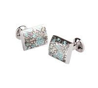 YIORYO Boutons de Manchette for Homme, Boutons de Manchette for Chemise de Smoking, Boutons de Manchette for Chemise de Mariage Classique(Blue2_OneSize)