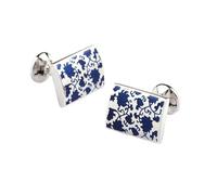 YIORYO Boutons de Manchette for Homme, Boutons de Manchette for Chemise de Smoking, Boutons de Manchette for Chemise de Mariage Classique(Blue1_OneSize)