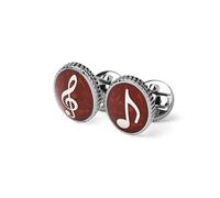YIORYO Boutons de manchette pour homme, boutons de manchette classiques et tendance en argent - pour fête de mariage d'affaires (bordeaux)