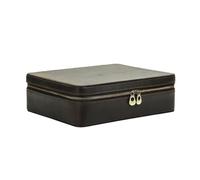 YIORYO Étui de voyage for montre - Organisateur de support de montre 10 emplacements en cuir, boîte de rangement de montre, étui de rangement de bijoux vintage for hommes et femmes