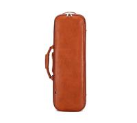 YIORYO Étui pour violon 4/4 avec hygromètre intégré, super léger, portable avec sangles de transport (marron clair)