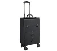 YIORYO Grand chariot de maquillage en PVC avec 4 roues de verrouillage pour vernis à ongles