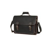 YIORYO Porte-documents en cuir for hommes, sac à bandoulière for ordinateur portable, sac à bandoulière, voyage d'affaires, étui attaché de travail