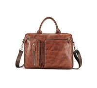 YIORYO Porte-documents en cuir for hommes, sac de messager d'affaires, sac for ordinateur portable, étui attaché