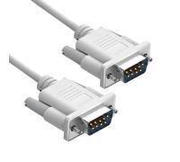 YIOVVOM Câble d'extension série DB9 RS232 mâle vers mâle 9 broches DB9 connecteur série 9 broches Gris 3 m