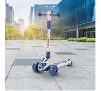 YIPEEMA. TROTTINETTE POUR ENFANTS, PREMIÈRE VITESSE À 70 CM DU SOL, DEUXIÈME VITESSE À 75 CM, TROISIÈME VITESSE À 81 CM, BLUE.