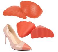 YIPFEN 2 Paires de Rembourrages d'Ortils en PU, Réducteurs de Pointure pour Chaussures Trop Grandes, Bouchons de Talon Confortables pour Chaussures à Talons, Baskets, Bottes