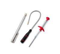 YIPFEN 3 Pièces Outils Ramassage Télescopiques: Aimant Puissant Flexible et Pince Griffe. Idéal pour Récupérer Objets Métalliques dans Espaces Étroits Atelier Maison.