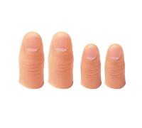 YIPFEN 4 Pcs Doigts Magiques pour Tours de Magie, Accessoires de Magicien, Faux Doigts Réalistes pour Spectacles et Fêtes