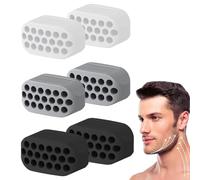 YIPFEN 6 Pièces Jaw Trainer Hommes Femmes, Machoire Musculation, Muscler Balles, Silicone Gomme, Solid Gum, Jawline Exercice pour Double Menton