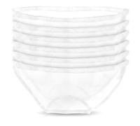 YIPFEN 6 Pièces Sac Filtrant, Passoire en Nylon Bio, Lavable avec Cordon, Étamine Alimentaire, Sac à Lait Végétal, Filtre, Pour Jus de Légumes et Fruits, Café, Lait Avoine, Lait Végétal (15cm)