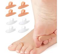YIPFEN 8 pièces Coussinets d'orteils en Marteau, Redresseur Orteil, Correcteurs d'orteils en Silicone, Correcteurs Ondulés, Correcteurs d'Orteils, Séparateur Orteil, pour Course, Randonnée, Yoga