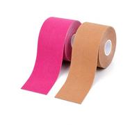 YIPFEN Bande Lifting Visage Kinesio 2 Rouleaux (2.5cmx5M) Rose & Teint - Anti-Rides Instantané, Respirant. Pour Raffermir et Tonifier Visage & Cou, Jeunesse Retrouvée.