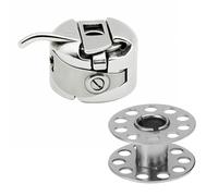 YIPFEN Boîtier de Canette Métallique Universel pour Machine à Coudre - Accessoire Couture Durable, Remplacement Précis & Fiable - Compatible Brother Singer Juki Janome Elna & Machines Industrielles