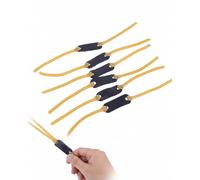 YIPFEN Élastiques Lance-Pierre 6 Pièces, Puissants & Durables pour Tir Précis. Bandes de Catapulte de Rechange Professionnelles en Caoutchouc Haute Tension pour Chasse.