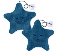 YIPFEN Étoile Anti-Écume Pack de 2 Absorbeur d'Huile Réutilisable en Forme d'Étoile de Mer Accessoire de Piscine Jacuzzi Amusant pour Adultes