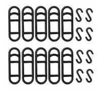 YIPFEN Lot de 10 bandes en silicone pour vélo, anneaux en caoutchouc pour fixation lampe de poche, sangle pour feu arrière Sigma et lumière de course, élastique pour attacher éclairage et sonnette