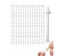 YIPFEN Lot de 100 Bâtonnets de Cire Nasale, Applicateurs Épilation Nez Jetables, Spatules Précises pour Nettoyage Poil de Nez, Outils Hygiéniques pour Cire Pot & Rouleau