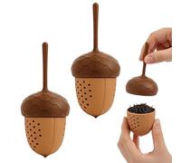 YIPFEN Lot de 2 infuseurs à thé, filtres à thé en silicone, passoires à thé, boules à thé, adaptés à la plupart des théières et tasses à thé