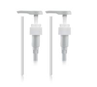 YIPFEN Lot de 2 Pompes Doseuses Réutilisables pour Sirop, Shampooing et Bouteilles à Vis 30mm, Adaptateur 28/410 pour Conteneurs à Filetage - Pompe Tête Pratique et Durable