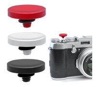 YIPFEN Lot de 3 Déclencheurs Concaves en Alliage d'Aluminium, Bouton Déclencheur Universel Compatible avec XT5 X100VI XT50 X-Pro3, Q3 M10 M11 (11 mm)