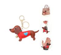 YIPFEN Porte-clés Teckel, 1 pièce | Pendentif Sac Compact & Attachement Sécurisé | Accessoire Pratique Pour Femme | Trouvez Vos Clés Instantanément