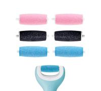 YIPFEN Rouleaux de Remplacement Râpe Pieds Électrique 6 Pièces, 3 Types de Rugosité, Compatible Scholl Velvet Smooth pour Pédicure & Éliminer les Callosités