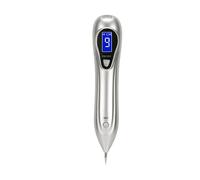 Yipoch Kit de Retrait de Stylo pour Acrochordons 9 Niveaux D'Intensité pour L'éLimination des Taches de Vieillesse Et des Grains de Beauté Appareil de Beauté éLectronique RéGlable avec Affichage LED