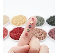 YIPOCH Mini Boutons Ronds de Dessin animé de 4mm, Petit Bouton pour Bricolage, Artisanat, Chaussures de poupée, vêtements, décoration de vêtements, Couture, Fabrication de Cartes de Scrapbooking