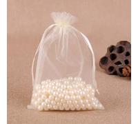 YIPOCH Sacs en Organza 20x30 25x35 30x40 35x50cm, 100 pièces, Sacs à Bonbons et Chocolat pour fête d'anniversaire et de Mariage, Sacs d'emballage pour boîte Cadeau de noël