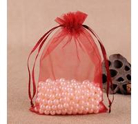 YIPOCH Sacs en Organza 20x30 25x35 30x40 35x50cm, 100 pièces, Sacs à Bonbons et Chocolat pour fête d'anniversaire et de Mariage, Sacs d'emballage pour boîte Cadeau de noël