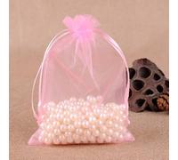 YIPOCH Sacs en Organza 20x30 25x35 30x40 35x50cm, 100 pièces, Sacs à Bonbons et Chocolat pour fête d'anniversaire et de Mariage, Sacs d'emballage pour boîte Cadeau de noël