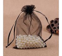 YIPOCH Sacs en Organza 20x30 25x35 30x40 35x50cm, 100 pièces, Sacs à Bonbons et Chocolat pour fête d'anniversaire et de Mariage, Sacs d'emballage pour boîte Cadeau de noël