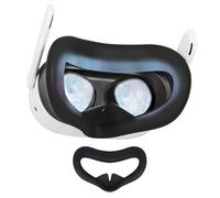 YipuVR Masque en Silicone VR pour Meta Quest 3S, Anti-Transpiration et Anti-lumière, Texture Douce, pour Casque Meta Quest 3S (Noir)