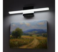 YIQAN Applique murale salle de bain 40cm 6000K blanc froid éclairage miroir LED moderne lampe murale couloir décoration acier inoxydable diffuseur acrylique installation facile