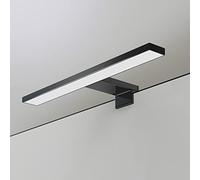 YIQAN Lumière LED Naturelle Noir Mat 4000K 10W 880lm Clip Cabinet Cosmétique 3 Options Montage