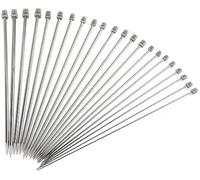 YIQI Aiguilles à Tricoter, 14"(36cm) Kit d'aiguilles à Tricoter en Acier Inoxydable, Comprenant 2,0 mm 2,5 mm 3,0 mm 3,5 mm 4,0 mm 4,5 mm 5,0 mm 5,5 mm 6,0 mm 7,0 mm 8,0 mm (11 Paires)
