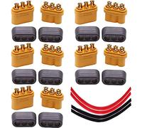 Yiqigou 5 Paires Amass MR60 Mâles Femelles D'adaptateurs de Connecteurs avec Gaine