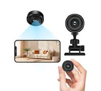 YIQILAIYA C8 Camera Surveillance WiFi Exterieure sans Fil WiFi 1080P 2.4GHz, Mini Caméra Con Vision Nocturna y Detección de Movimiento Para CASA/Oficina/Coche (iOS/Android)