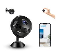 YIQILAIYA W10 Mini Camera Espion sans Fil, Camera Surveillance WiFi ExterieureWiFi 1080P 2.4GHz, Mini Caméra Con Vision Nocturna y Detección de Movimiento Para CASA/Oficina/Coche (iOS/Android)
