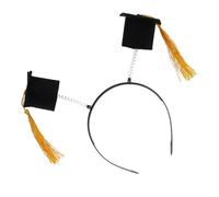 YiQinzcxg Bandeau réglable et antidérapant avec petit bijou de tête stéréoscopique pour diplôme de docteur