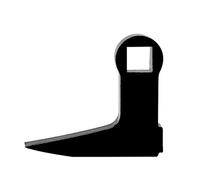 YiQinzcxg Barre de levier phosphatée noire de type L pour extraire facilement les axes avec construction en acier renforcé et outil de levier de forgeage à chaud résistant aux rayures