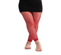 YiQinzcxg Bas de cuisse en maille - Taille sans pieds - Collants résille - Collants résille large - Legging sans pieds - Pour femme - Bas résille à motifs - Taille femme