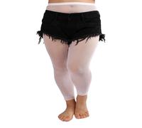 YiQinzcxg Bas de cuisse en maille - Taille sans pieds - Collants résille - Collants résille large - Legging sans pieds - Pour femme - Bas résille à motifs - Taille femme