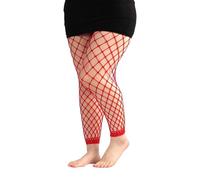 YiQinzcxg Bas de cuisse en résille - Taille sans pieds - Collants résille - Collants résille large - Legging sans pieds - Pour femme - Bas résille à motifs - Taille femme