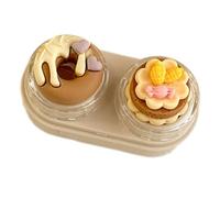 YiQinzcxg Belle mallette de contact désertique et applicateur pour lentilles souples, outil de retrait de contact pour retirer les lentilles souples, beige, Taille unique, Mass Beauty