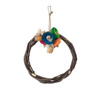YiQinzcxg Bird Swing Wood Barch Coffre-fort et confortable Environnement de vie pour oiseau Convient pour la mastication des oiseaux et les matières premières